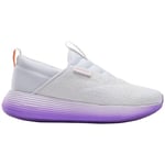 Reebok Femme DMX Comfort Slip on Sneaker, White/Digital Purple/Grey 1, 35 EU