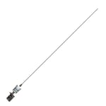 Shakespeare 5215D Squatty Body Antenne Fouet VHF 3 DB et Support – Argenté, 0,9 m