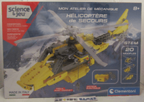 SCIENCE & JEU - MON ATELIER DE MECANIQUE HELICOPTERE DE SECOURS - NEUF