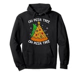 Oh Pizza Tree Christmas Food Lover Christmas Pizza Tree Pullover Hoodie