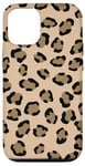 Coque pour iPhone 15 Beige Beige Imprimé Léopard Mignon Girly Tendance Guépard Esthétique