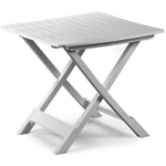 Table Plastique Grande Pliant pour Jardin Mer Extérieur 80×72×70h CM Blanc