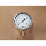 MANOMETER Ø100 0-6 BAR 1/2" NE