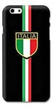 Coque pour iphone 6 / 6s Italie - Coque Noire - Italie 3