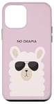 Coque pour iPhone 12 mini Lunettes de soleil drôles en alpaga mignon lama cool animal alpaga