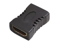 Savio Cl-111 - Hög Hastighet - Hdmi-Adapter Med Ethernet - Hdmi Hona Till Hdmi Hona - Svart - Stöd För 4K