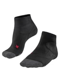 FALKE PL2 Short W SO coton fil fonctionnel anti-ampoule 1 paire, Chaussettes de padel Femme, Noir (Black 3000), 35-36