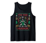 'Tis the Season Deer Hunter Ugly Christmas Sweater Party Tank Top