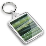 IP02 Passport Keyring  - Green Bamboo Shoots Nature  #45218