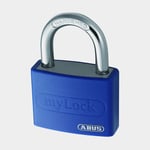 ABUS Hänglås T65AL/40, klass 1, Ø6.5 mm, blå