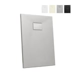 Receveur de douche rectangulaire à l'italienne 100x80 Stone, Couleur: Gris