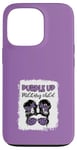 iPhone 13 Pro Purple Up Military Child Leopard Military Kids Case