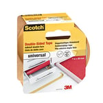 3M Scotch Ruban Adhésif Universel Double Face 50 mm x 7 m 1 Rouleau