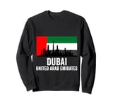 Dubai Souvenir Skyline UAE United Arab Emirate Reminder Sweatshirt