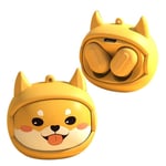 Shiba Inu In Ear Bluetooth Earphones with Mic Cartoon Earbuds