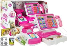 Lean Sport Lean Cars Cash Register Weight Scanner Shopping List Market Pink