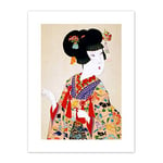 Chikanobu True Beauty Kimono Japan Canvas Wall Art Print