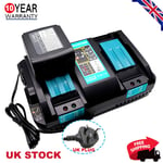 For Makita Charger DC18RD 7.2v-18v LXT LI-ION Twin Port Rapid Battery  Dual Port