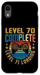 Coque pour iPhone XR Level 70 Complete Level 71 Gamer vidéo 70e anniversaire