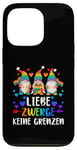 Coque pour iPhone 13 Pro LGBT Pride,Nains de jardin, Arc-en-ciel, allemand