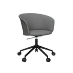 HEM - Kendo Swivel Chair 5-star Castors - Grey/Black - Skrivbordsstolar