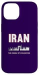 Coque pour iPhone 14 Berceau de la civilisation iranienne de la fierté iranienne