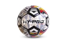 Hy-Pro Flame Football Soccer Ball | Thermo Bonded FIFA Quality Fast Dual Action Portable Pump