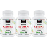 3-pack Vitamin K2 (MK7) - 3 x 60 tabletter