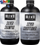 BLEACH  LONDON  Silver  Shampoo  250  Ml  and  Silver  Conditioner  250  Ml -  H