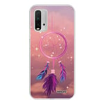 Evetane - Coque Silicone Compatible Xiaomi Redmi 9T - Protection Intégrale 360, Fine et Transparente - Coque Avant & Arrière - Haute Résistance - Attrape rêve Rose