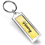 Henry Name Yellow Walt Keyring   #149155