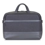 WITTCHEN Sac de bureau pour ordinateur portable pour homme Noir Gris Large