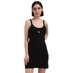 Calvin Klein Jeans Women's Summer Tank Dress, Black (Ck Black), L