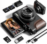 56MP Appareil Photo numérique, Appareil Photo pour la Photographie, Appareil Photo vidéo 4K, Appareil Photo vlogging pour Youtube, Appareil Photo Compact