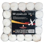 Värmeljus 50-pack