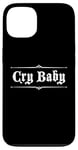 Coque pour iPhone 13 Design gothique original CRY BABY