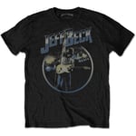 Rockoff Trade Jeff Beck Circle Stage Mens T-Shirt, Black, Small