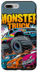 iPhone 7 Plus/8 Plus Monster Truck Crushing Cars Art for Monster Truck Lovers Case