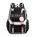 Tik Tok Creative Leisure Shoulders Bag Ryggsäck Skolväska Turistryggsäck 30in Y Pink-Black