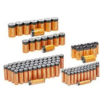 Amazon Basics Alkaline Battery Super Value Pack - 48 AA + 36 AAA + 8 C + 8 D + 8