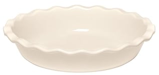 Emile Henry Eh026131 Plat à Clafoutis Céramique Beige Argile 26 X 26 X 5,5 cm