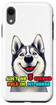 iPhone XR Funny Dog Lover Ain't No 5 Second Rule Design Case