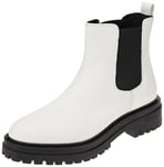 Geox D Iridea Ankle Boot, White, 6 UK