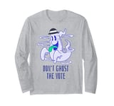 Spooky Halloween Don't Ghost the Vote USA Election Politics Long Sleeve T-Shirt