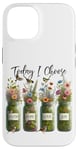 Coque pour iPhone 14 Mason Jars Floral Choisissez Faith Hope Love Joy Flower