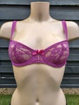 PASSIONATA SOUTIEN GORGE ARMATURE TAILLE 85B COULEUR VIOLET REF 4505