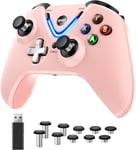 Wireless Controller With Paddles For Xbox One S/X, Xbox Series S/X, Windows Pc, 2.4g Wireless Adapter With 3.5mm Headphone Jack, Alps Joystick, Hall Effect Sensing Trigger