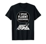 I Speak Fluent Crossword, Funny Crossword Puzzle T-Shirt