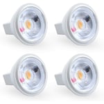 3W MR11 GU4 LED-lampa Cool White 6000K AC/DC 12V (4st) - Perfet