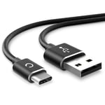 Câble Data pour Microsoft Lumia 950 / Lumia 950 XL - 1m, 3A Câble USB, noir